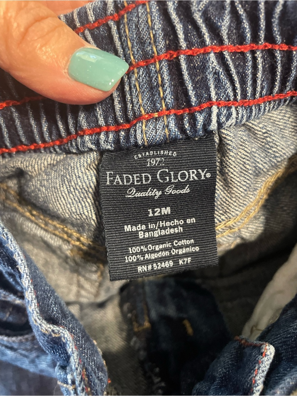 Classic Relaxed Fit Kids Denim Jeans - Blue - 0643 - Picture 4 of 4